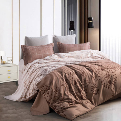 Mist Perfume King Size Bed Sheet Set by Florida with 2 Pillow Covers